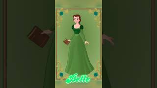 Disney characters in green dress#tiktok #viral #trend #short