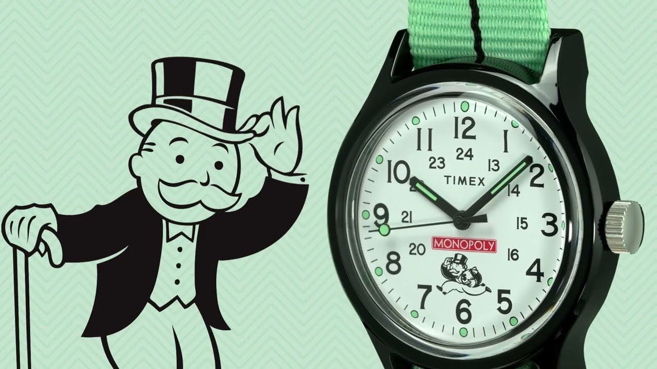 時は金なり」 。TIMEX＜タイメックス＞、Monopoly＜モノポリー＞の90 
