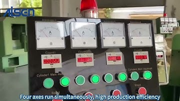 Pneumatic four spindle Nut tapping Machine