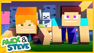 BUILD BATTLE 2 - Alex and Steve Life (Minecraft Animation) by Blue Monkey 3,267,238 views 4 years ago 3 minutes, 4 seconds