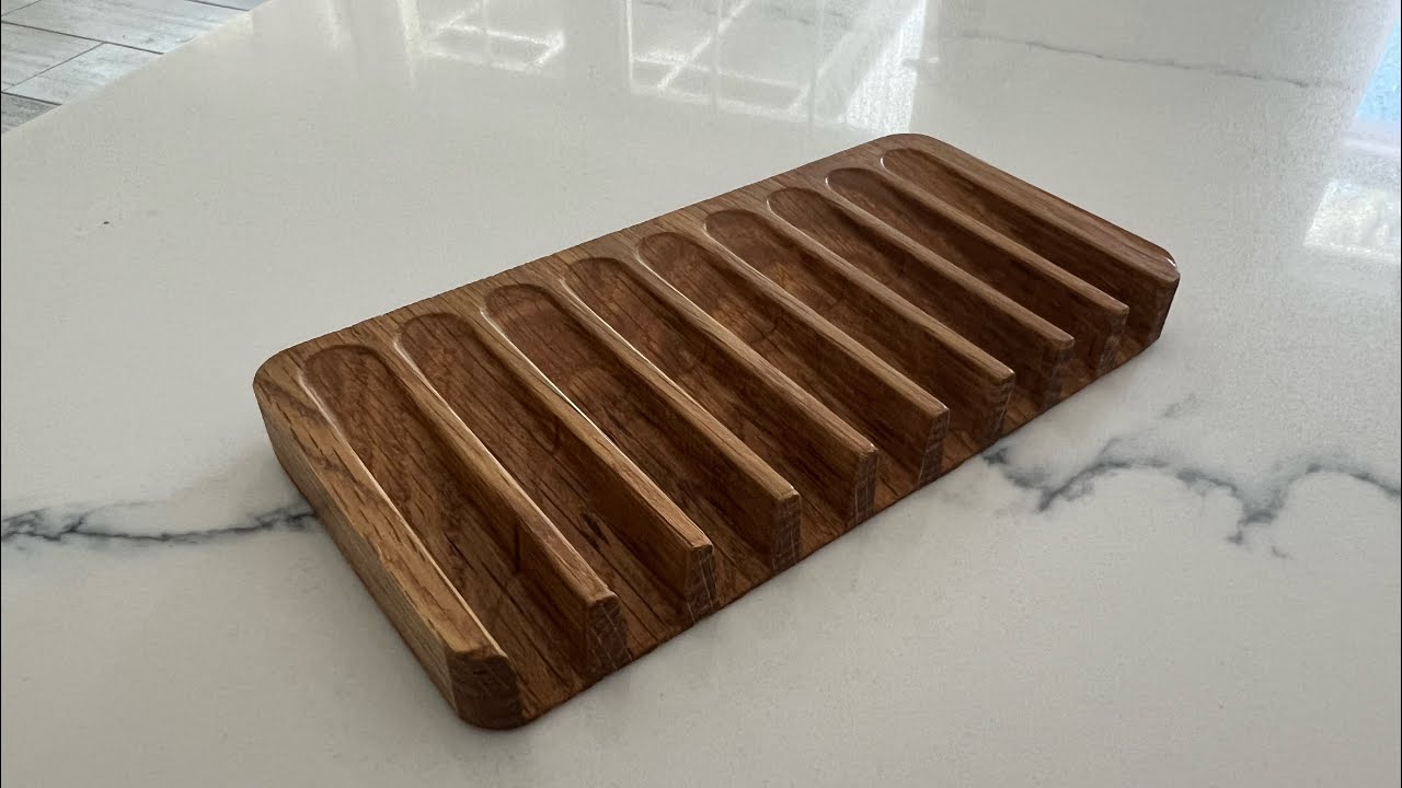 Salvaged a Soap Dish project. Carved using the 