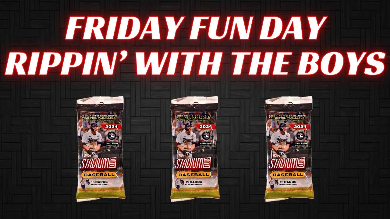 🎉 Ripping Some 2024 Stadium Club Fat Packs with Logan and Dax 🎉