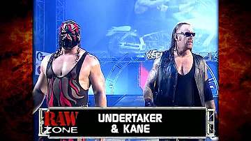 The Undertaker & Kane vs Test & Booker T (Kane Performs A Rare Tombstone In 2001)! 10/22/01