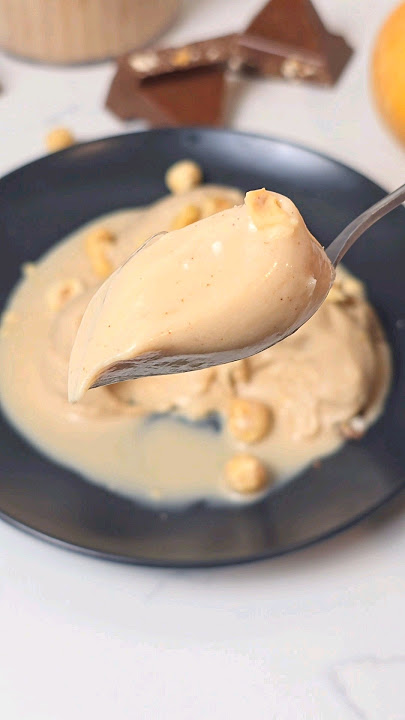 Hazelnut ice cream, or nocciola gelato. The best one ever! #gelato #hazelnut #italian #icecream