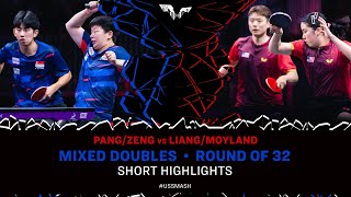 Pang/Zeng vs Liang/Moyland | Short Highlights | XD R32 | #USSmash 2026