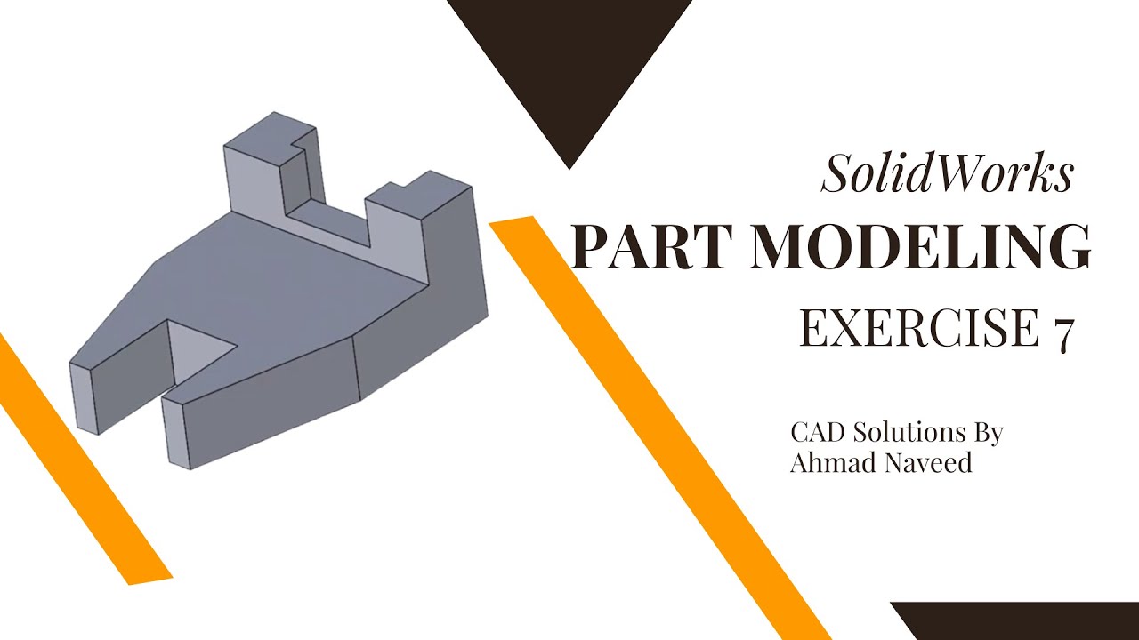 solidworks practice exercise -11 | practice model |... SolidWorks Modeling Exercise-VII 2024 - YouTube