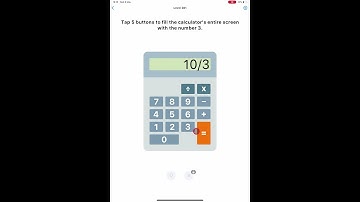 Easy Game - Brain Test Level 281 - Tap 5 buttons to fill the calculator