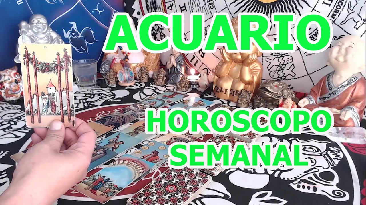 ACUARIO ♒ HOROSCOPO SEMANAL DEL 3 AL 9 DE ABRIL - YouTube
