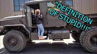 Wife's Reaction to my Mega Truck...