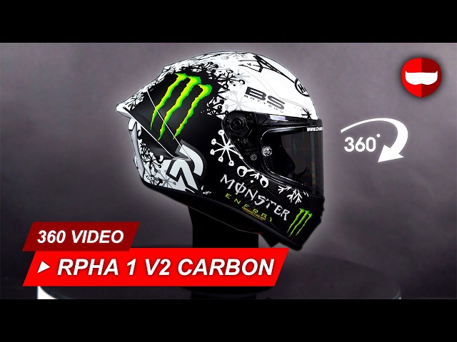 HJC RPHA 1 V2 Carbon Snow Diablo - Showcase - YouTube