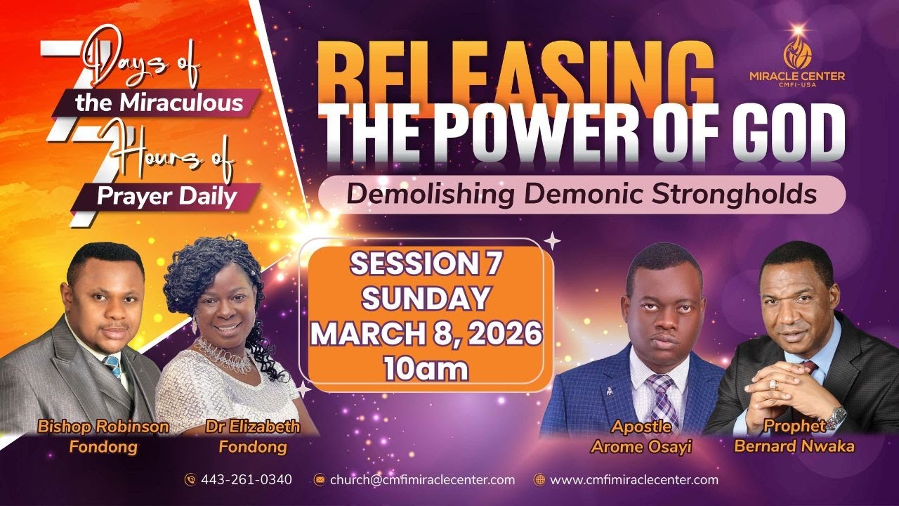 SESSION 7 - LIVE🔥RELEASING THE POWER OF GOD | DEMOLISHING DEMONIC STRONGHOLDS