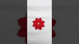Flower making by paper | paper craft #artandcraft #artscraft #paper #craftreels #handmade #paperart