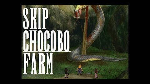 FFVII - Skip Chocobo Farm(Midgar Zolom)