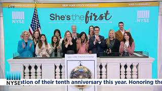 She's the First Rings The Closing Bell®