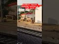 rajdhani express crossing station at high speed