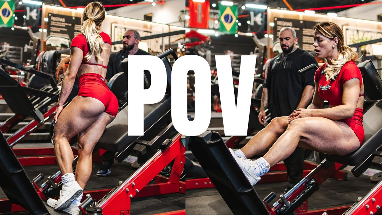 POV - ELA PODE VENCER O OLYMPIA - DONAIRE E EDUARDA BEZERRA EM TREINO DE PERNA