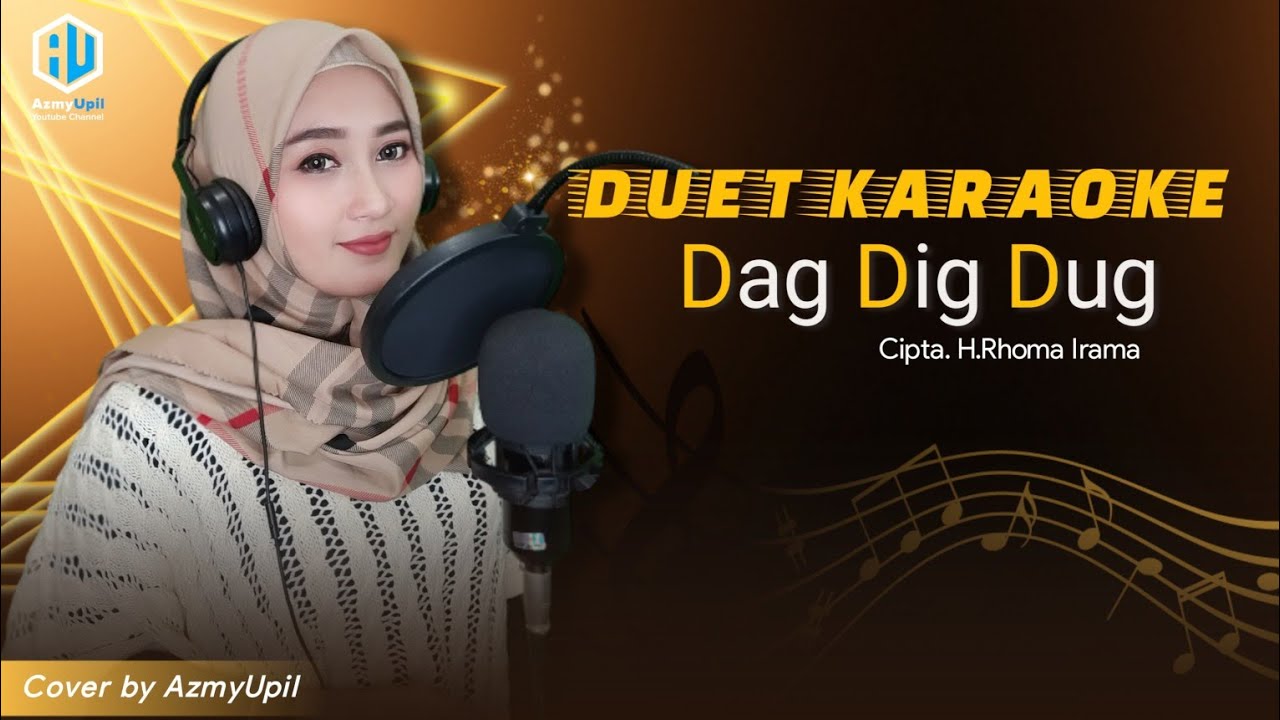 Senandung Rindu ( Dag Dig Dug ) | Karaoke Lirik | Rhoma Irama
