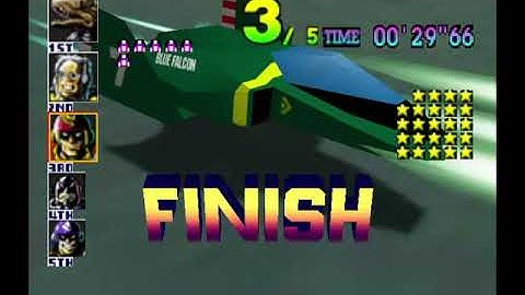 F-Zero X Gameplay Jack Cup Master Blue Falcon part 2