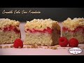 Recette de Crumble Cake Noix de Coco Framboise