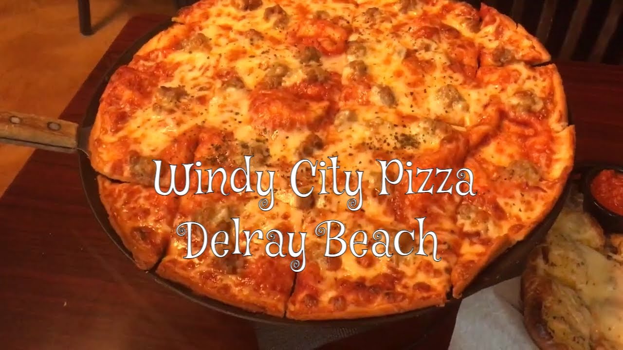 BEST Chicago style PIZZA in Delray Beach!Windy City Pizza YouTube