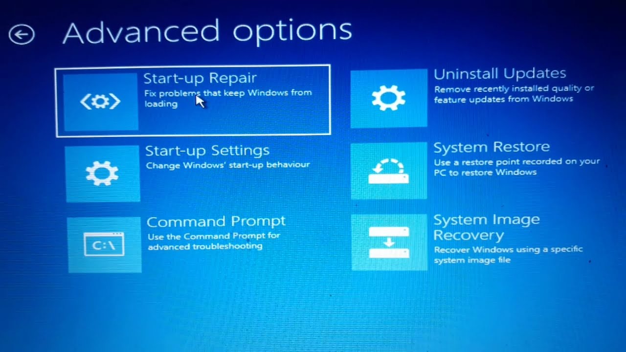Repair Windows 10 using Automatic Repair - YouTube