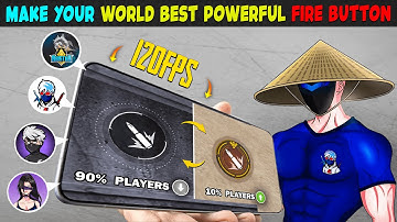 I Got The Best "Fire Button Size & Position" For Dangerous One Tap Headshot 😦🎯 !!