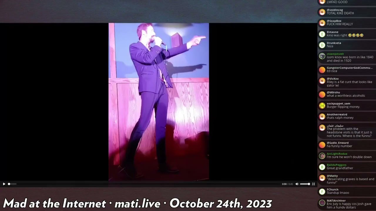 Rekieta's stand up - Mad at the Internet (24 OCT 2023) - YouTube
