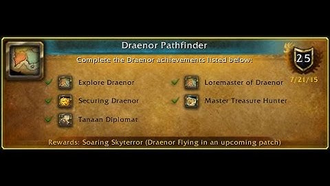 Wow Draenor Pathfinder English Part 1
