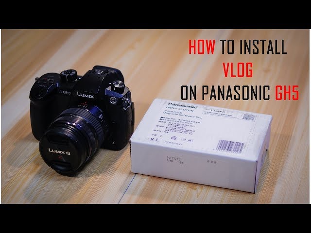 How to install V-Log on GH5 step by step break down - YouTube