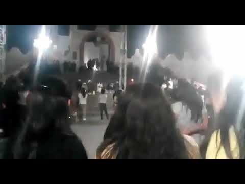 Actor interpreta a Cristo en estado de ebriedad, en Tlaxcala