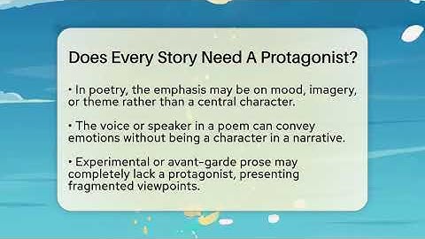Does Every Story Need A Protagonist? - The Prose Path