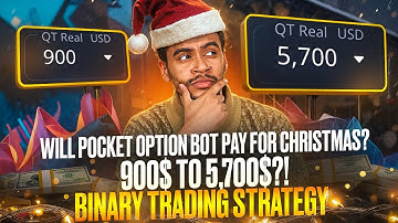 WILL POCKET OPTION BOT PAY FOR CHRISTMAS? | 900$ TO 5,700$?! | BINARY TRADING STRATEGY