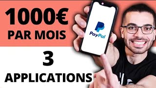 3 APPLICATIONS POUR GAGNER DE L’ARGENT AVEC SON TÉLÉPHONE EN 2020 (ARGENT PAYPAL FACILE)