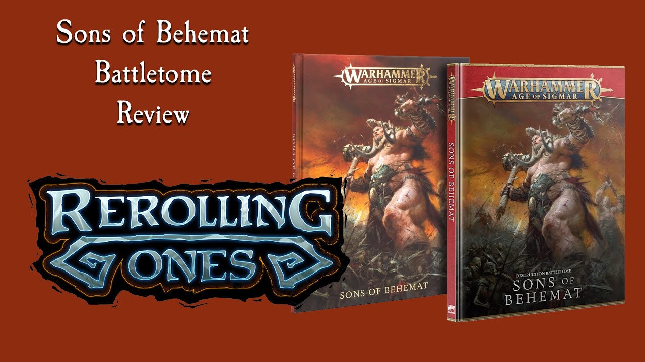 Livre D'armée Warhammer Age Of Sigmar : Battletome Sons Of Behemat - Version Italienne - NEUF