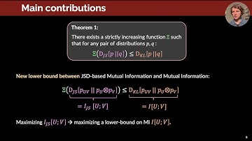 Connecting Jensen-Shannon and Kullback-Leibler Divergences: A New Bound for Representation Learning