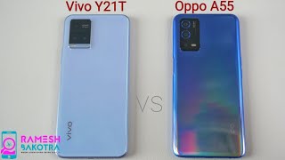 Vivo Y21T vs Oppo A55 SpeedTest and Camera Comparison