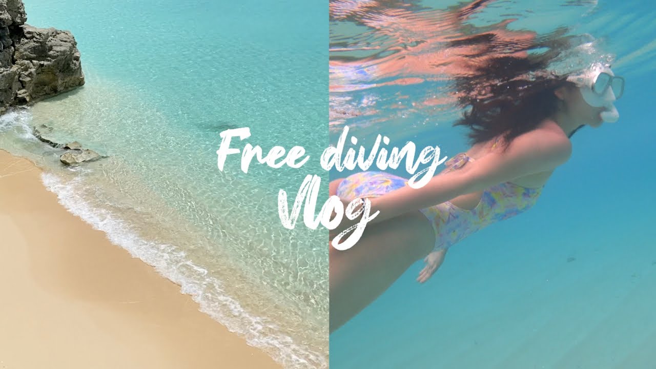 프리다이빙 브이로그 | 사이판 티니안섬 | 오퐁 강추 다이빙 스팟⭐️ 그야말로 free, diving | 여름 휴가 제대로 즐기기