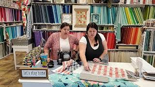 Join Liz and Jenn and learn how to use the Easy Piecing Grids from Ten Sisters Handcraft!