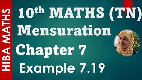 10th maths chapter 7 example 7.19 TN samacheer hiba maths