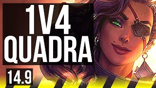 SAMIRA & Rell vs VARUS & Karma (ADC) | 1v4 Quadra, 7 solo kills, 2000+ games | EUW Diamond | 14.9