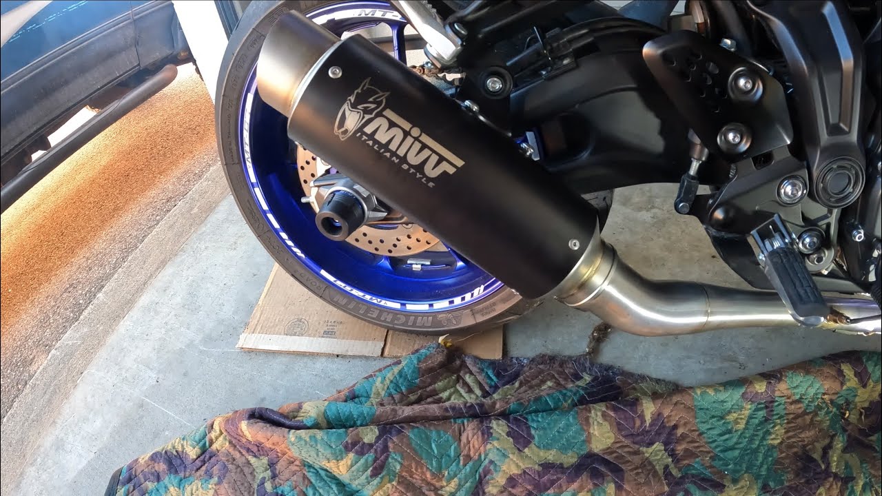 2023 MT-07 MIVV GP PRO Exhaust [ITS LOUD!] - YouTube