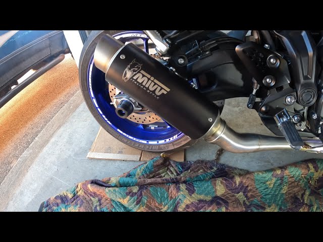 2023 MT-07 MIVV GP PRO Exhaust [ITS LOUD!] - YouTube