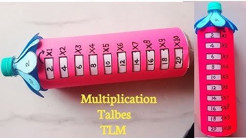 Multiplication Table Maths Working Model / Easy Table TLM / Multiplication Table TLM / Math