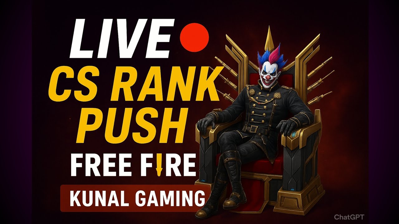 🔴 CS RANK PUSH LIVE |FF LIVE RANKPUSH FREE FIRE CS LIVE | FF LIVE ...
