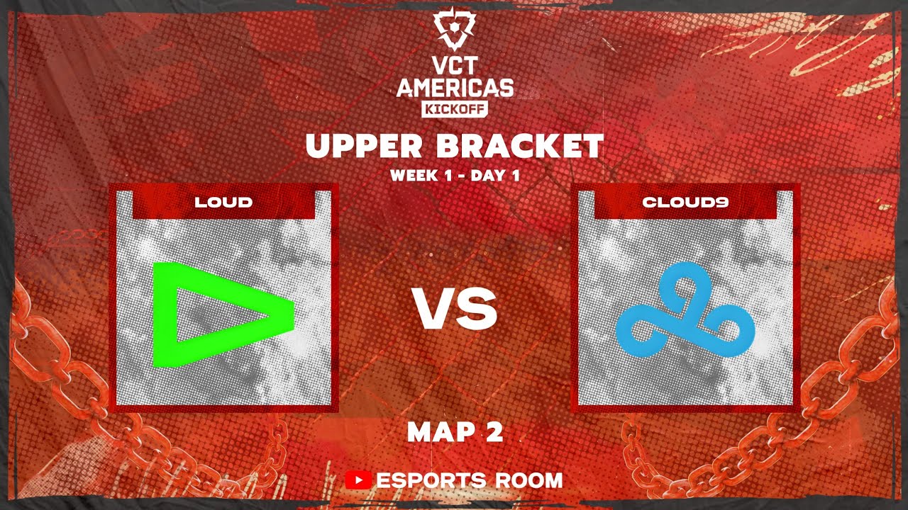 LOUD vs CLOUD9 - Map 2 | VCT 2026: AMERICAS KICKOFF - WEEK 1 DAY 1