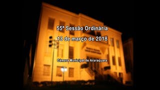 55ª Sessão Ordinária 13/03/2018