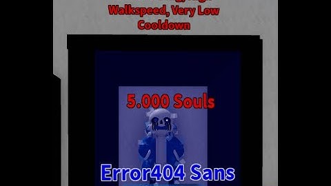 Error404 Sans Showcase | Sans Game REMAKE