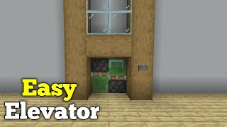 Minecraft: Easy Elevator In MCPE!