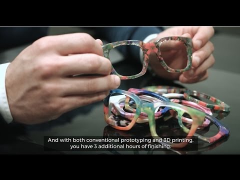 Safilo druckt Brillengestelle für top Modemarken in Rekordzeit mithilfe Stratasys 3D-Druck