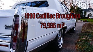 1990 Cadillac Brougham For Sale.  79,986 miles! (SOLD)